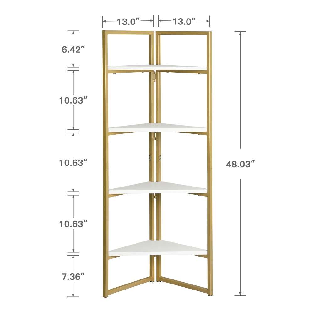 Snow Harbor Vessel - Corner Shelves Nordic Shower Corner Shelf