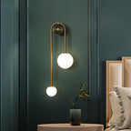 Dawn Opal - Modern Nordic Gold Wall Sconces
