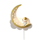 Hazel Crescent - Moon Nursery Light Fixture Childrens Lighting