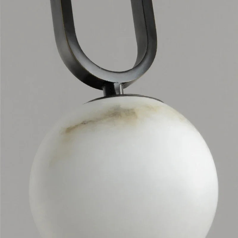 Copper Studio - Real Natural Marble Pendant Light