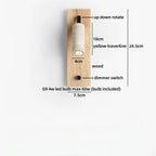 Coastal Gallery – Adjustable Travertine LED Rotating Reading Sconce