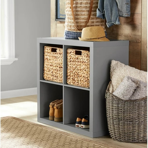 Silent Velvet - Cube Drawer Organizer Cubicle Storage Wood Shelves