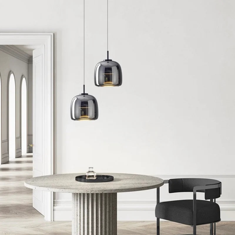 Maple Stone - Modern Nordic Glass Pendant Light