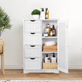 Stone Echo - 4 Drawers Wood Bathroom White Kitchen Cabinets