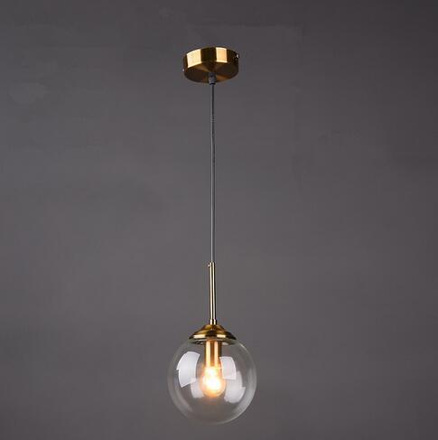 Storm Cypress - Glass bubble chandelier Kitchen Island light