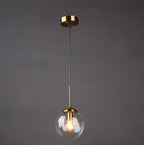 Storm Cypress - Glass bubble chandelier Kitchen Island light
