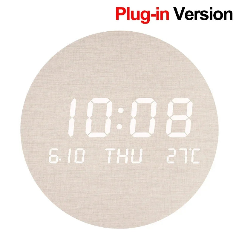 Jules - AuraSphere LED Digital Wall Clock
