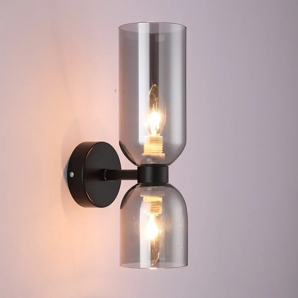 Copper Ember Birch – Nordic Modern Glass Wall Light Fixture
