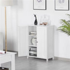 Pine Opal - Wooden Double Door Bathroom Floor Cabinet