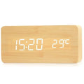 Felix - AuraBlock Wooden Digital Alarm Clock