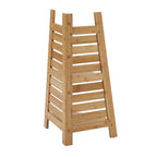 Stone Seabird - 3 shelf bookcase Bamboo Wood Corner Shelf Unit