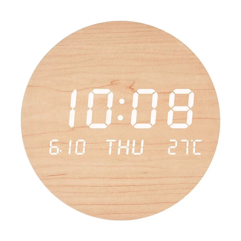 Jules - AuraSphere LED Digital Wall Clock