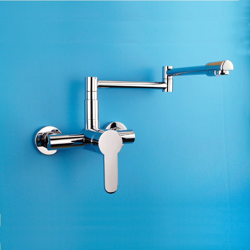 Silent Orchard - Wall Mounted Nordic Pot Filler Faucet Kitchen Faucet with Sprayer