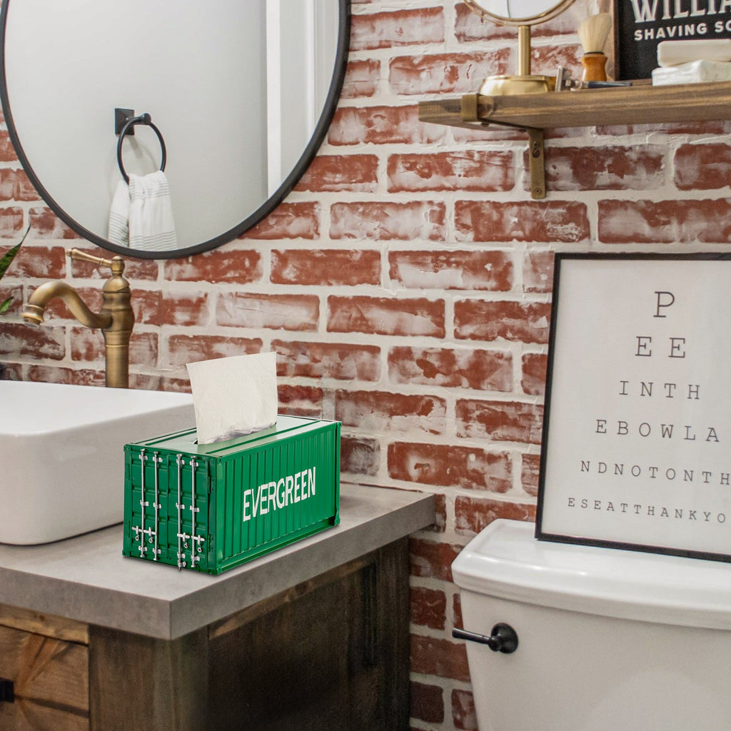 Leif - Shipping Container Tissue Box