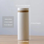 Cobalt Springs Springs - Modern White Vase with Hemp Rope
