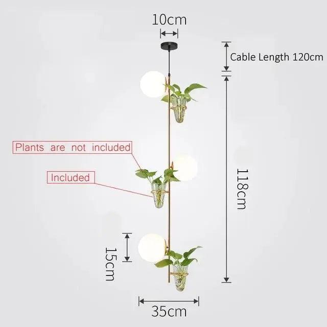 Sable Oasis - Pendant Planter Light