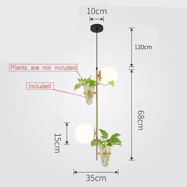 Sable Oasis - Pendant Planter Light