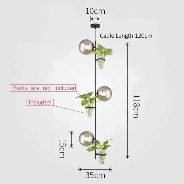 Sable Oasis - Pendant Planter Light