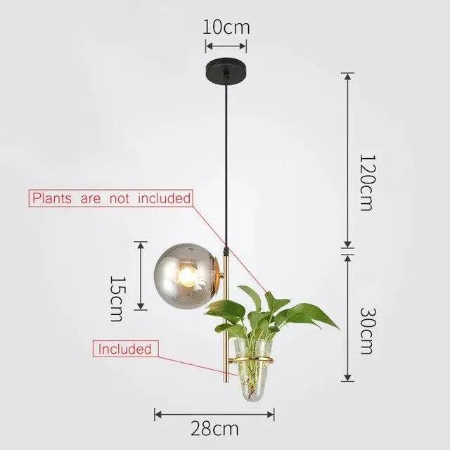 Sable Oasis - Pendant Planter Light