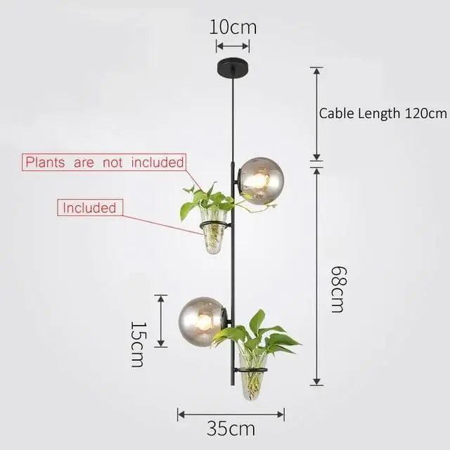 Sable Oasis - Pendant Planter Light
