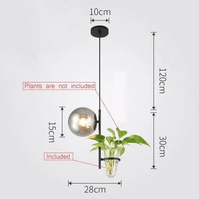 Sable Oasis - Pendant Planter Light
