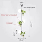 Sable Oasis - Pendant Planter Light