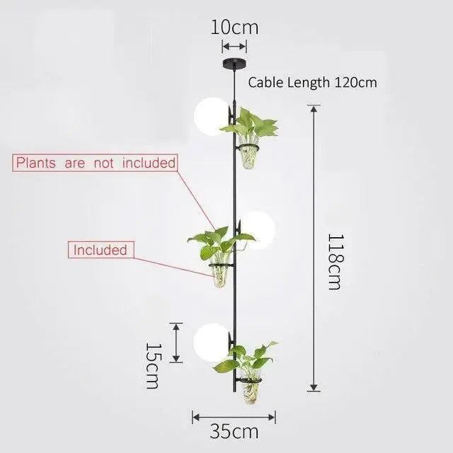 Sable Oasis - Pendant Planter Light