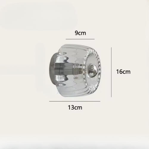 Midnight Orchard – Glass Sunburst Wall Light Bauhaus Furniture