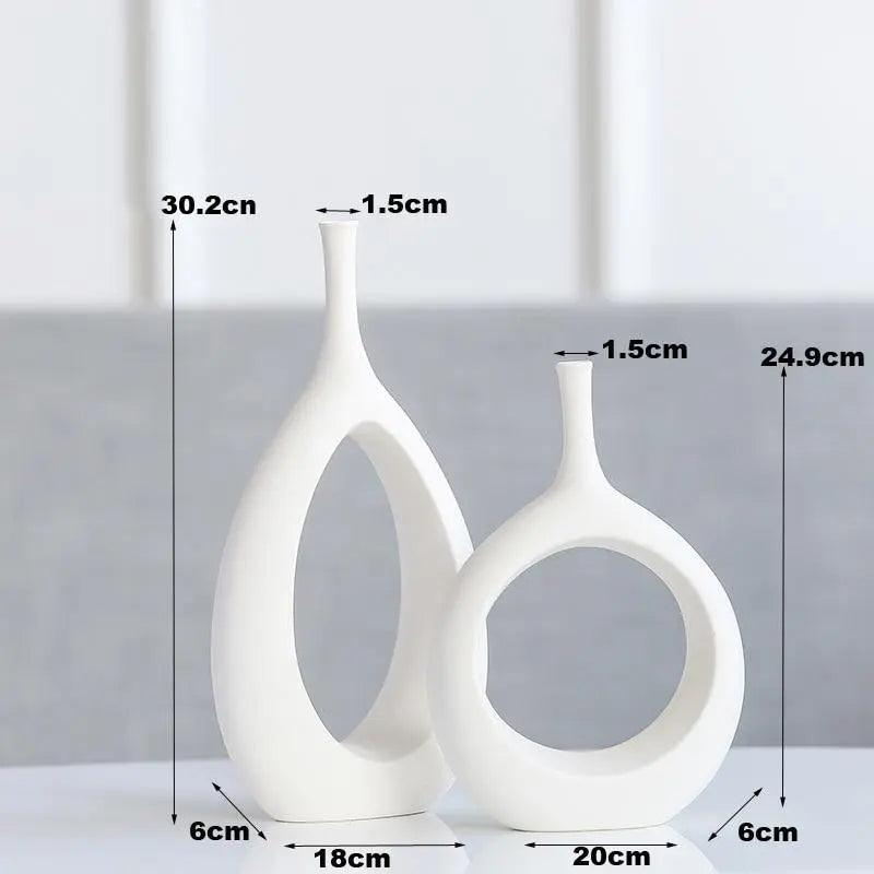 Zephyr Cliff - Nordic Ceramic Flower Vase