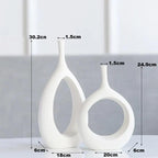 Zephyr Cliff - Nordic Ceramic Flower Vase