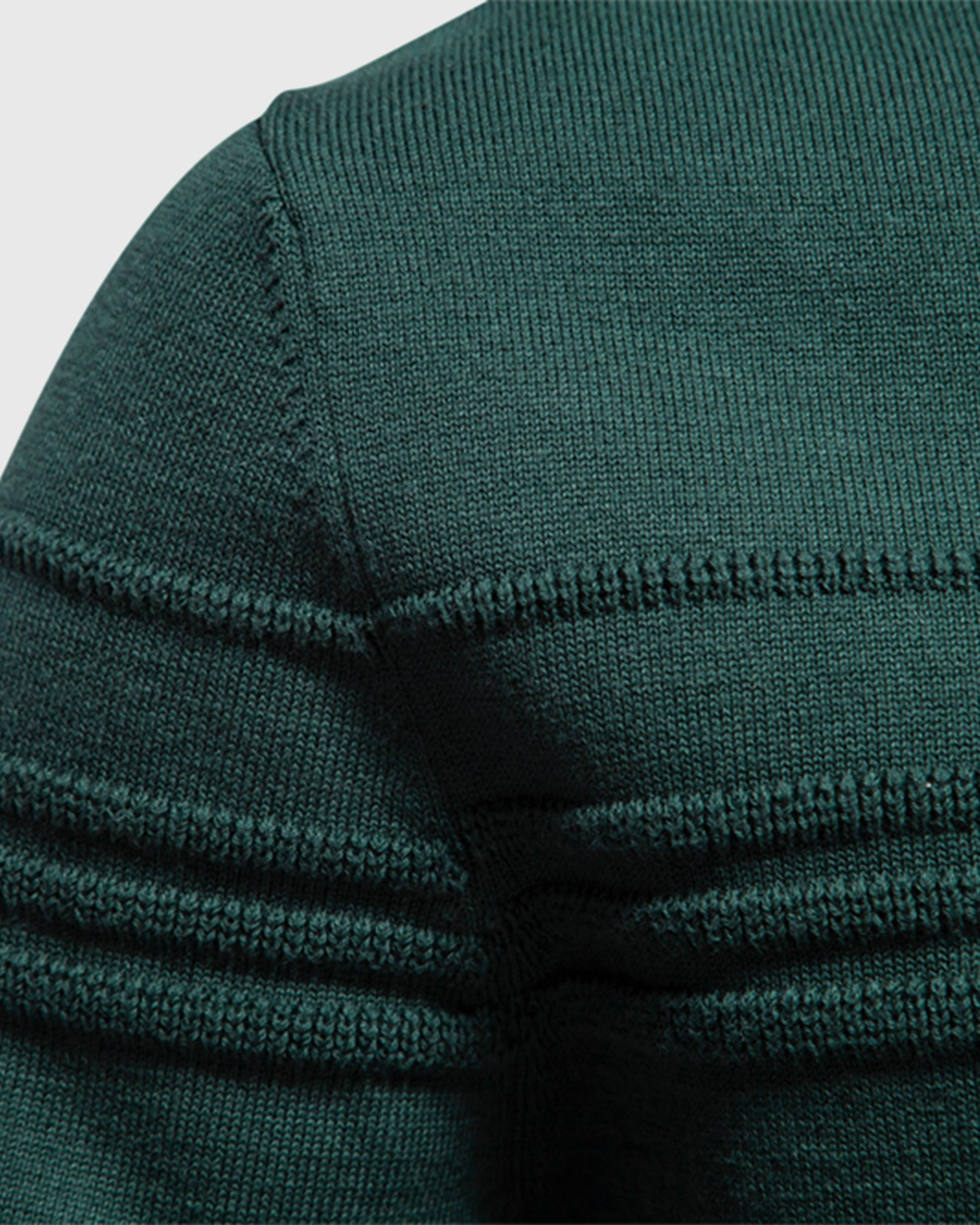Xavier Cotton Blend Crewneck Pullover – Crosshatch Pattern Ribbed Trim Sweater