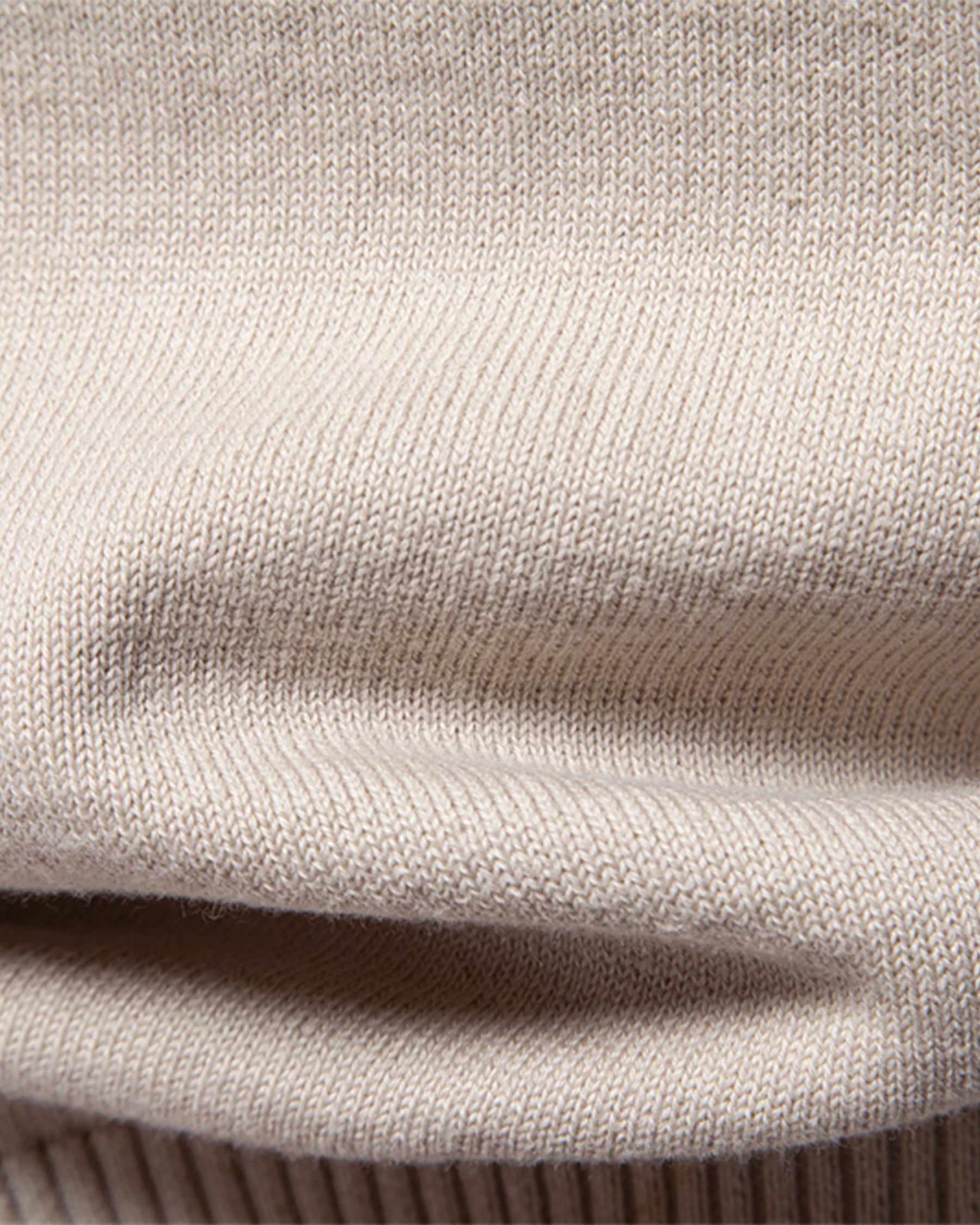 Xavier Cotton Blend Crewneck Pullover – Crosshatch Pattern Ribbed Trim Sweater