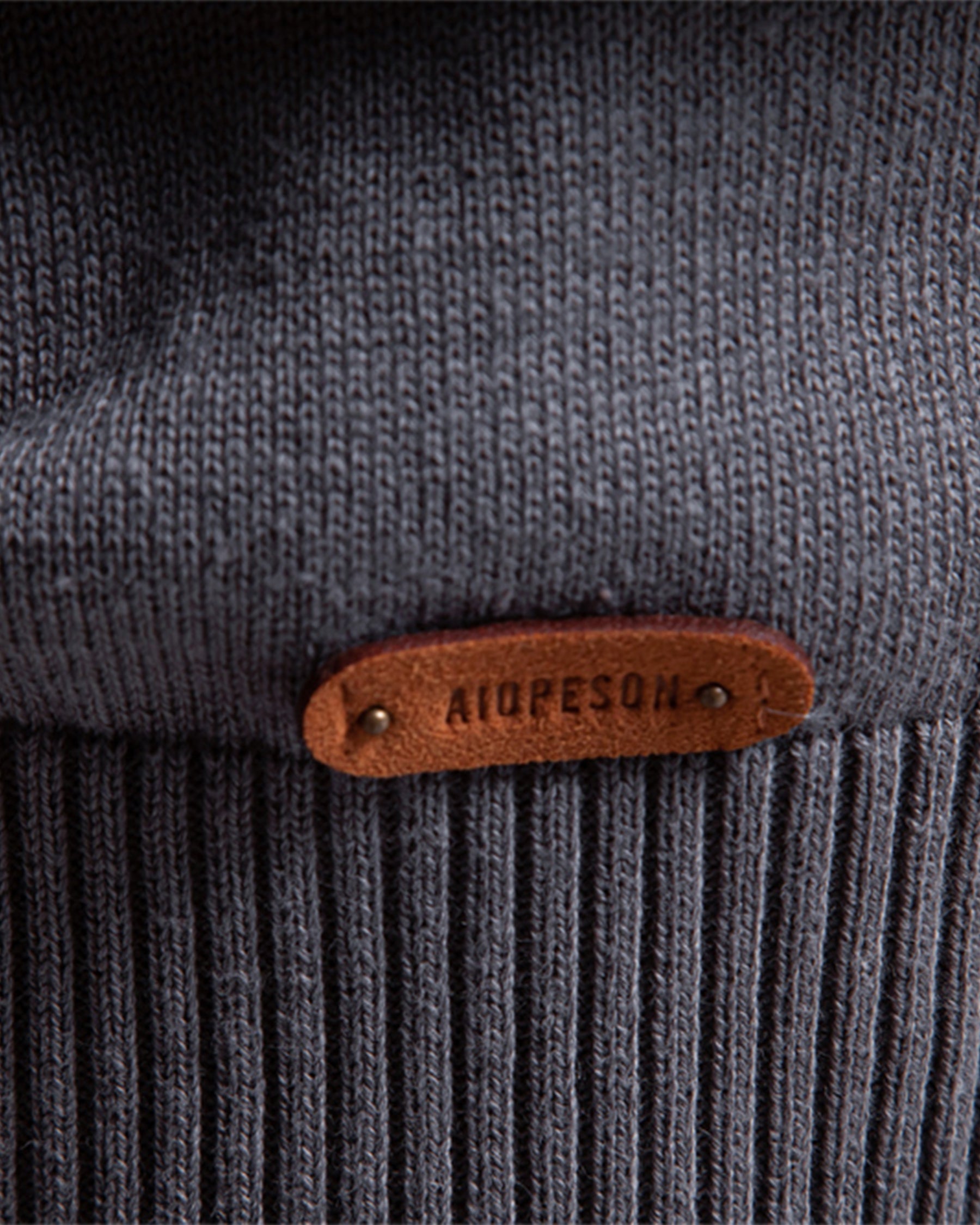 Xavier Cotton Blend Crewneck Pullover – Crosshatch Pattern Ribbed Trim Sweater