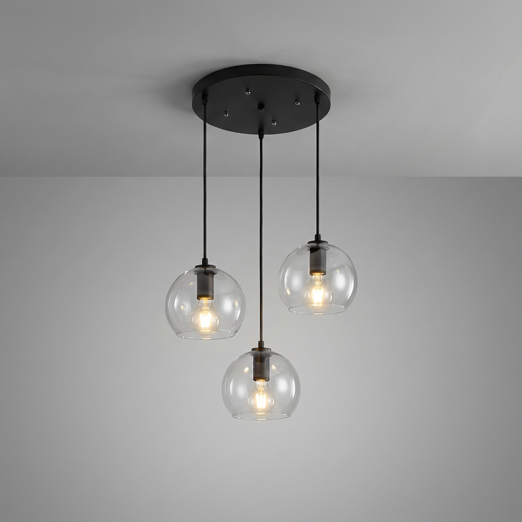 Ivory Field - Modern Glass Pendant Light
