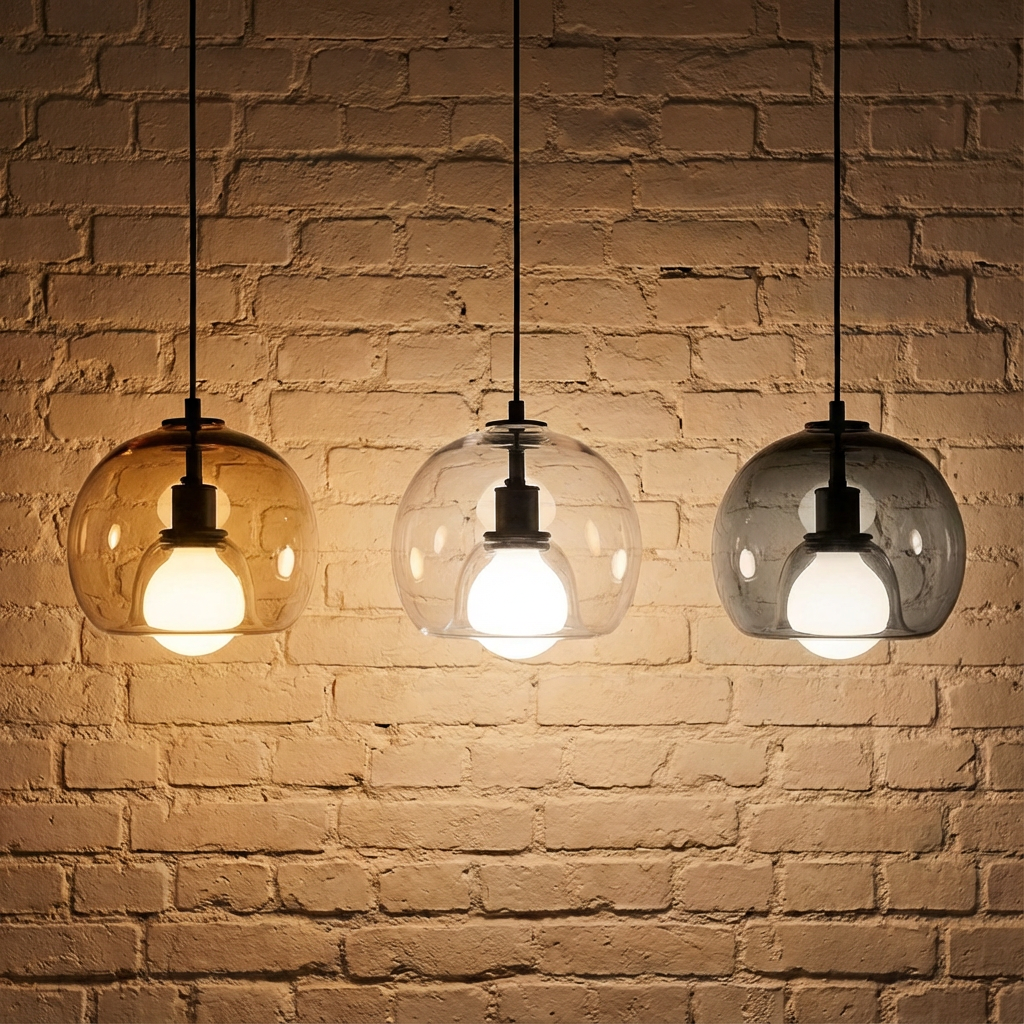 Ivory Field - Modern Glass Pendant Light