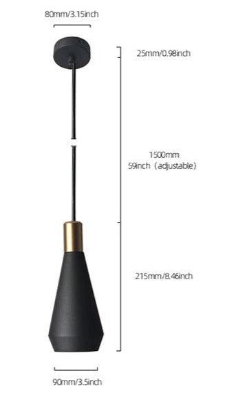 Aurora Sienna - Modern Nordic Hanging Lights For Bedroom