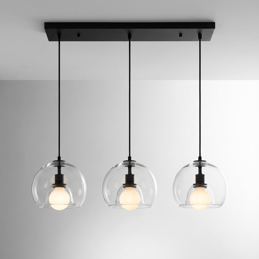 Ivory Field - Modern Glass Pendant Light