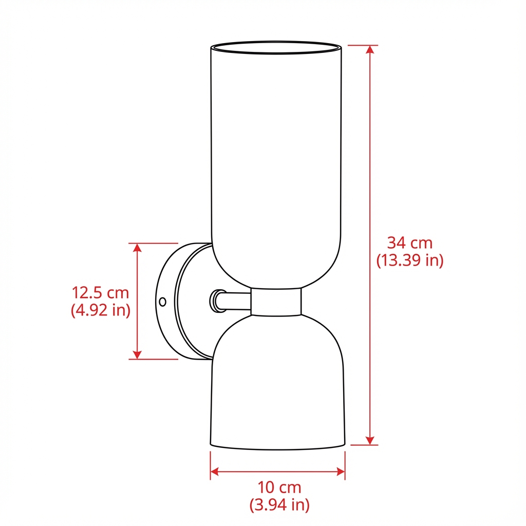 Copper Ember Birch – Nordic Modern Glass Wall Light Fixture