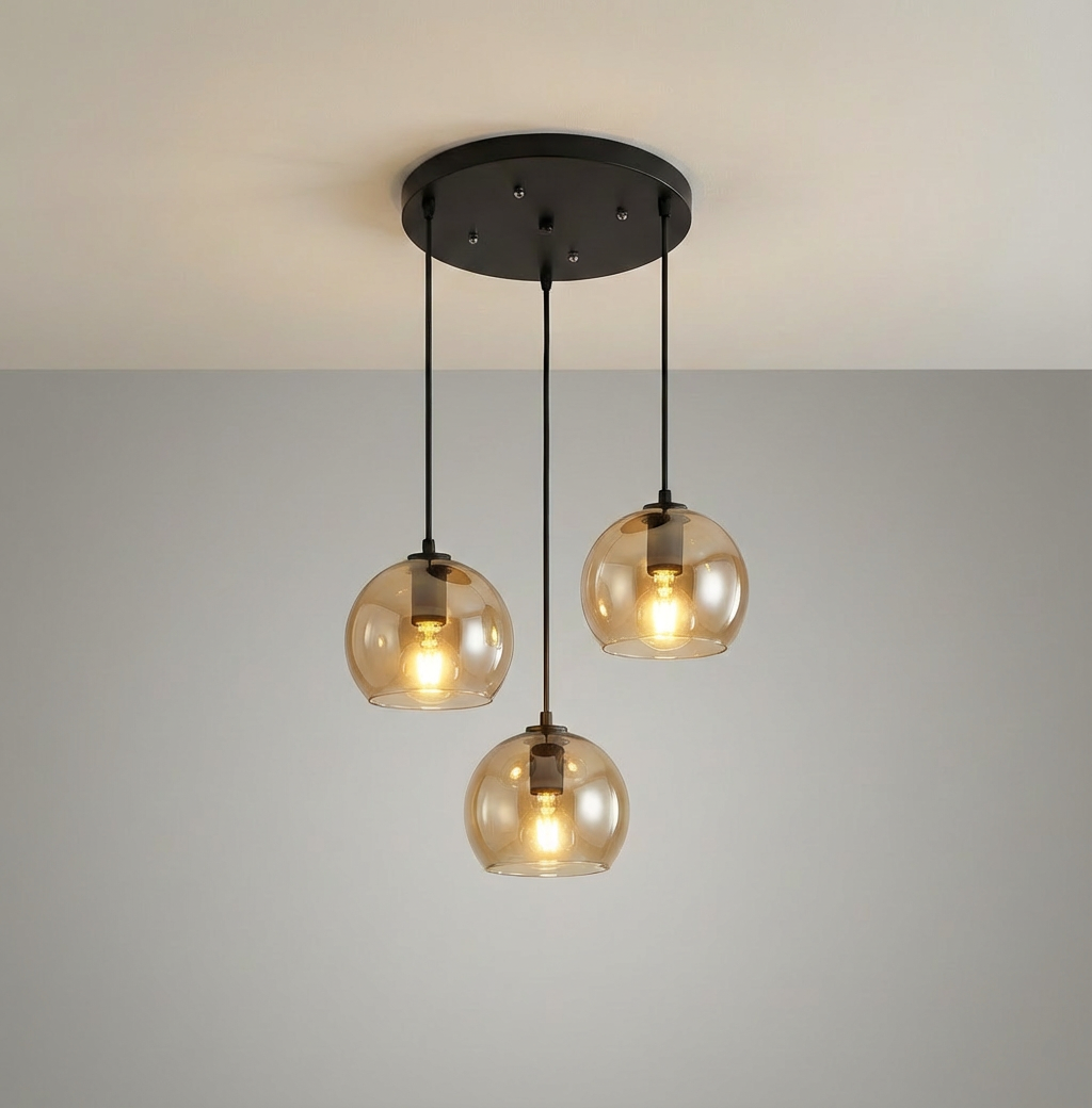 Ivory Field - Modern Glass Pendant Light