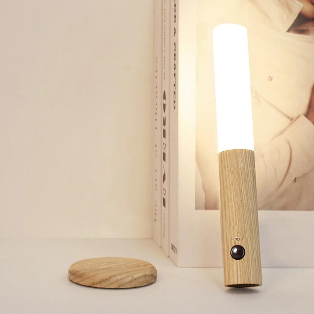 Drift Lily - Rechargeable Wooden Sconce