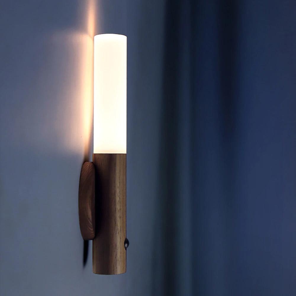 Drift Lily - Rechargeable Wooden Sconce