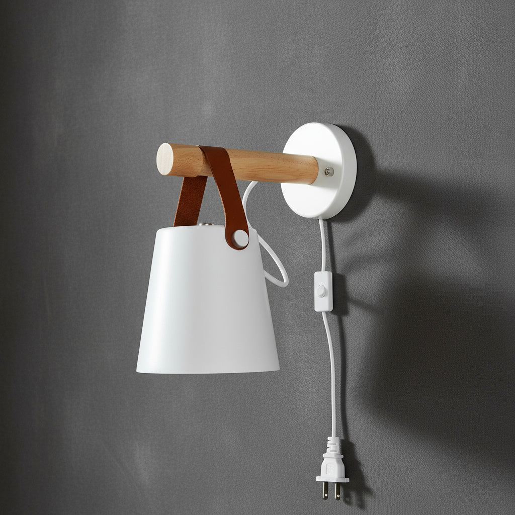 Cloud Echo - Nordic Wooden Wall Lights for Bedroom