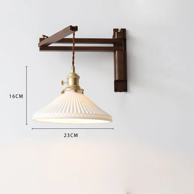 Drift Haven – Adjustable Wood Wall Light