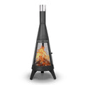 Freya - 47.2 Inch Tall Outdoor Wood Burning Meshed Fire Pit