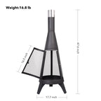 Elara - 47.2" Cast Iron Chiminea