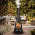 Elara - 47.2" Cast Iron Chiminea