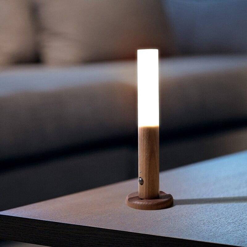 Drift Lily - Rechargeable Wooden Sconce