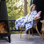 Ulric - Outdoor Chiminea Fireplace Iron Fire Pit