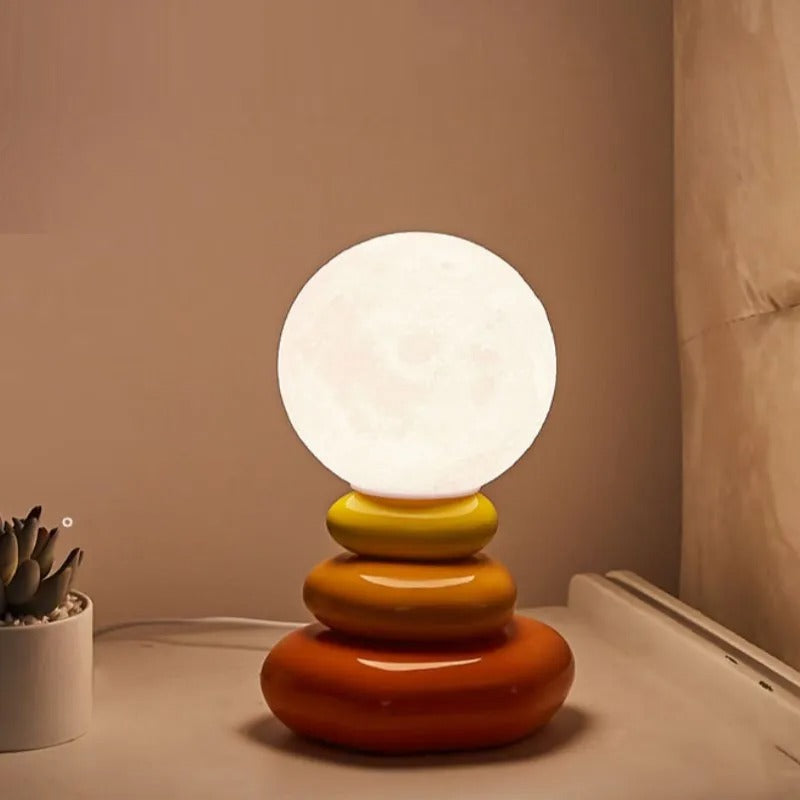 Harbor Dahlia - Bauhaus Table Lamp Mid Century Table Lamp
