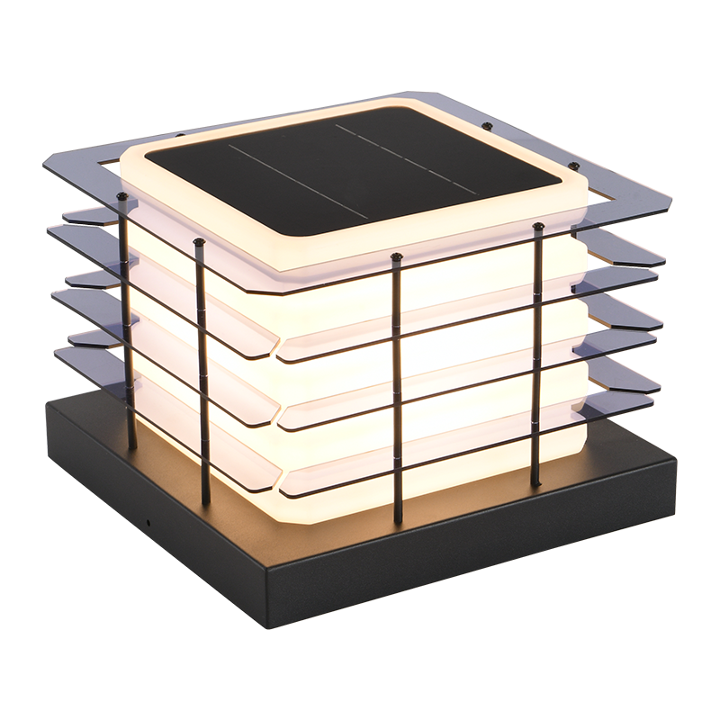 Riven - Solar Powered Post Light LED Pillar Lamp